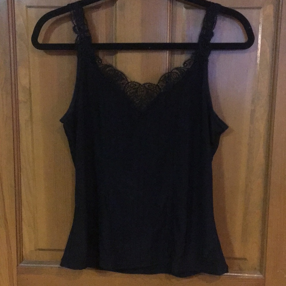 Black lacy camisole